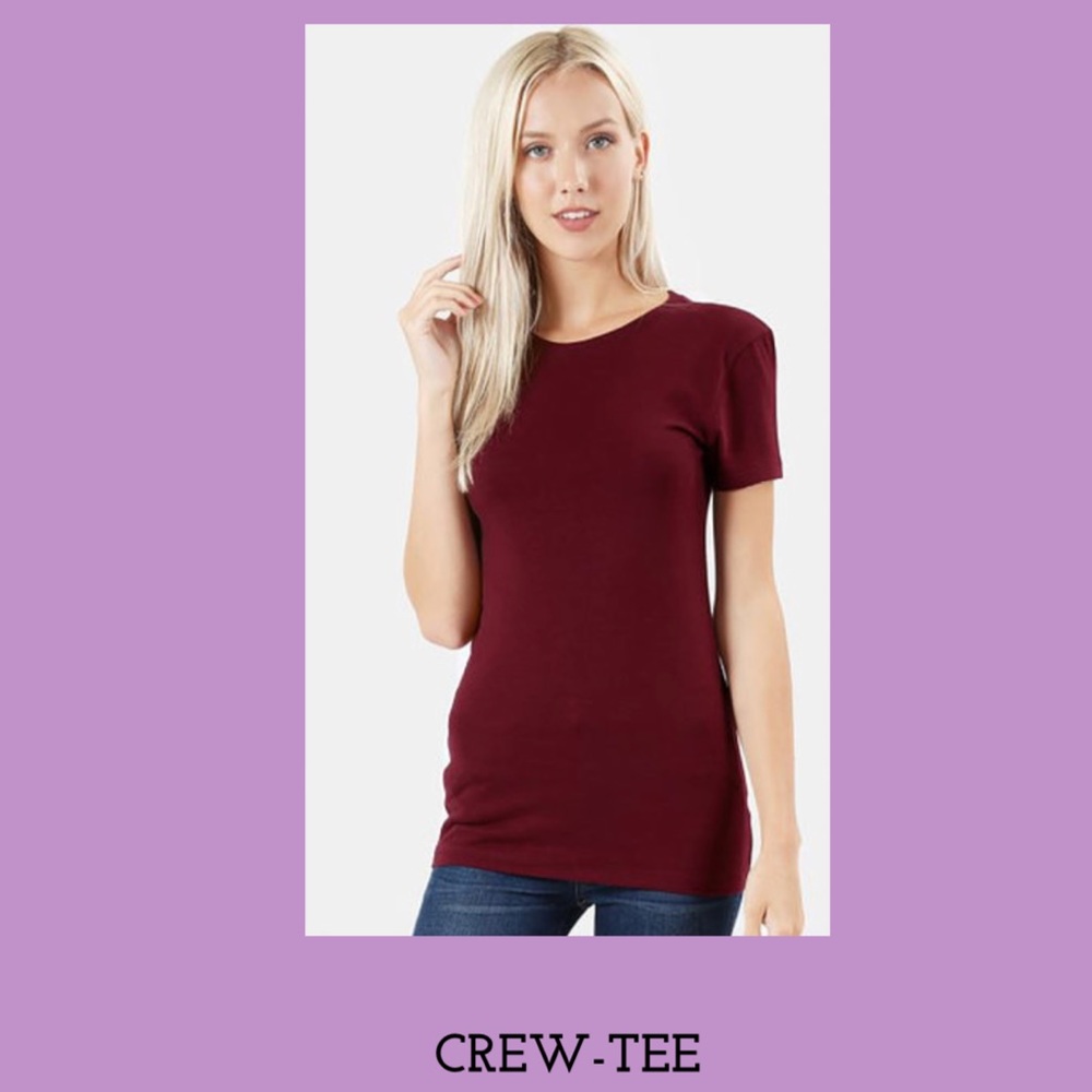 CREW-TEE T-SHIRT  www.nikishaw.com